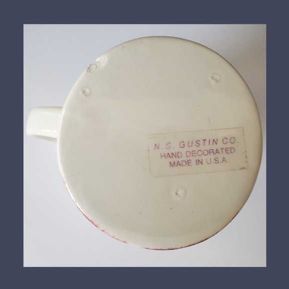 🎅RARE N. S. Gustin Vintage Santa Claus Cups -  4 - Picture 10 of 12